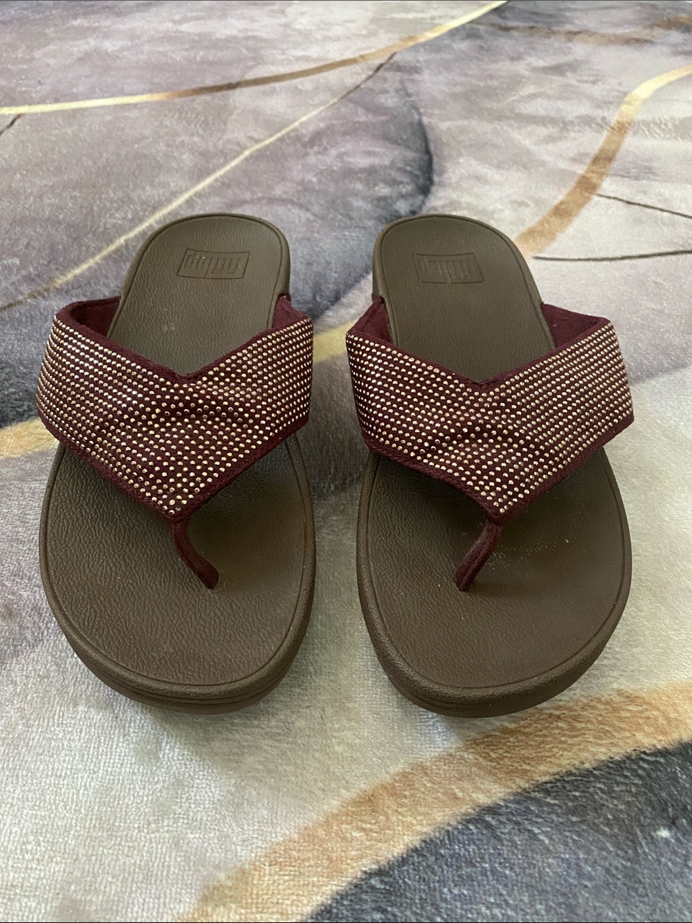 Fitflop lightweight rubber sandals women’s size 7